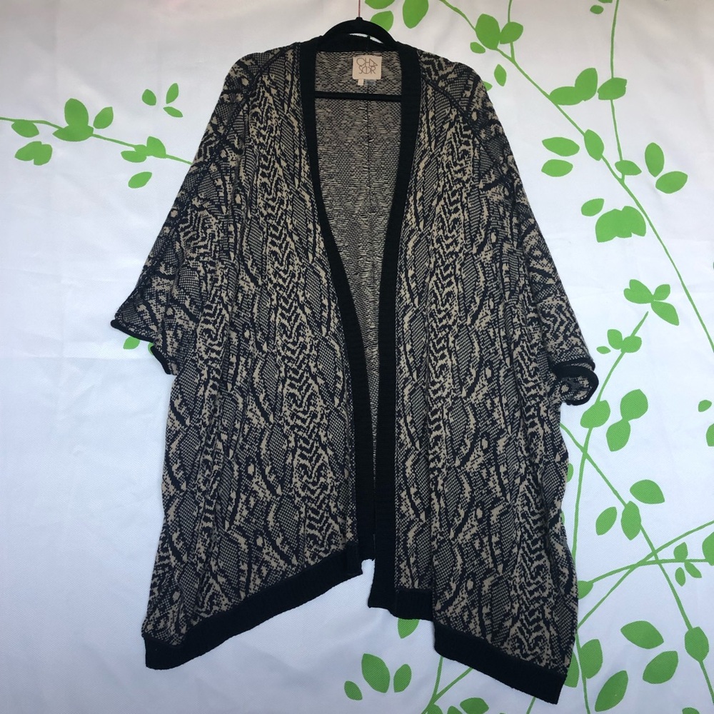Chaser Blanket Sweater Open front Cardigan